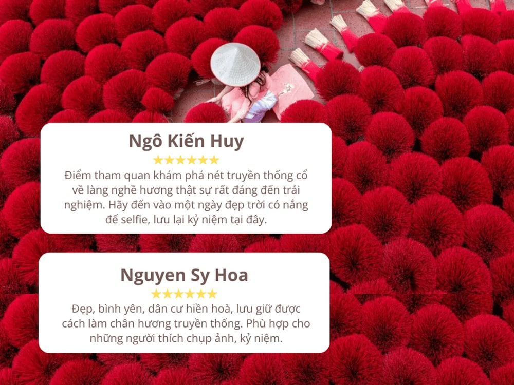 Mỗi bó hương là một đóa hoa nở rộ